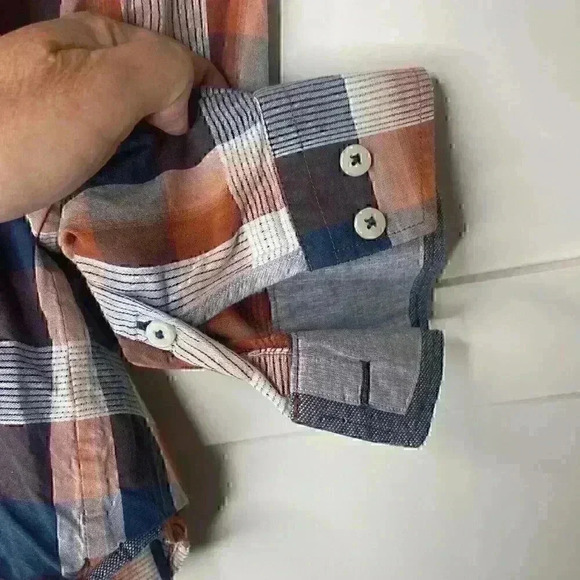 Tommy Bahama Multicolor Plaid Casual Shirt - Picture 8 of 10